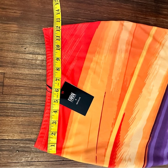 FARAI LONDON X REVOLVE NWT sz Small high waist skirt Tala Maxi Dress in Rainbow - Picture 8 of 11